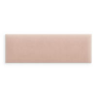 WANDPANEEL 90/30/2.5 cm  - Hellrosa, Basics, Kunststoff/Textil (90/30/2.5cm)