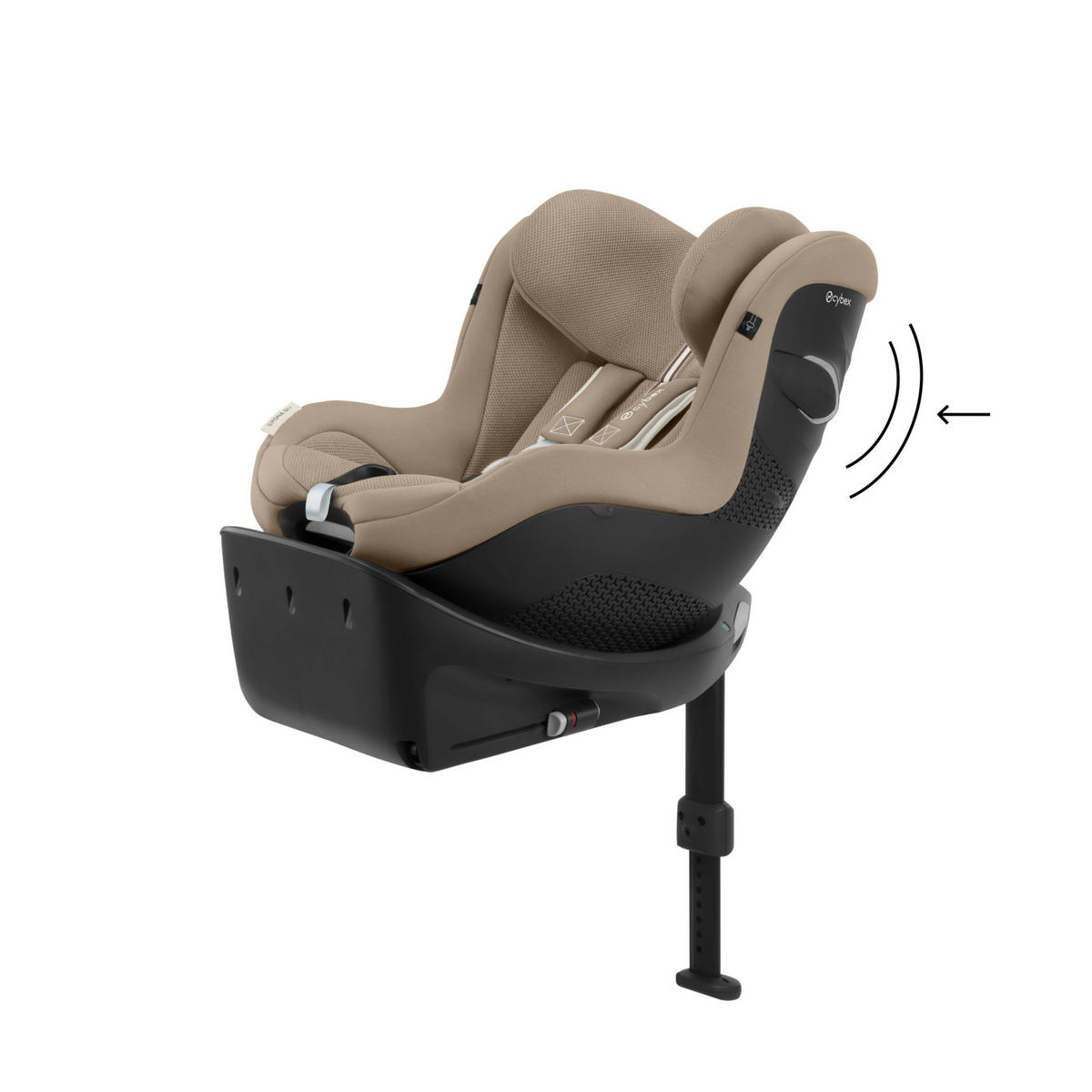 REBOARDER-KINDERSITZ Sirona Gi i-Size  - Beige, Basics, Textil (71/44/75cm) - cybex GOLD