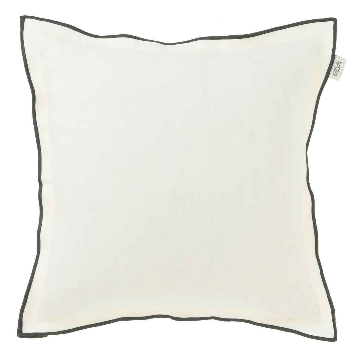 KISSENHÜLLE SW-LOOK 38/38 cm  - Weiß, Basics, Textil (38/38cm) - Schöner Wohnen