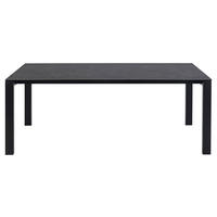 STOL ZA BLAGOVAONICU  crna  keramika      - crna, Moderno, metal/keramika (200/90/75cm) - MID.YOU