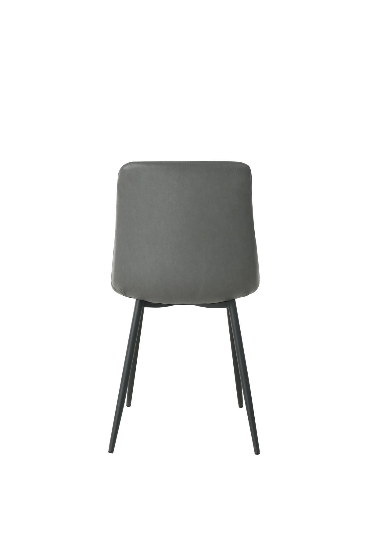 STOLICA  tamnosiva       - tamnosiva/crna, tekstil/metal (45/88/54cm)