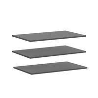 EINLEGEBODENSET 77/2/33 cm  - Anthrazit, MODERN, Holzwerkstoff (77/2/33cm) - Livetastic