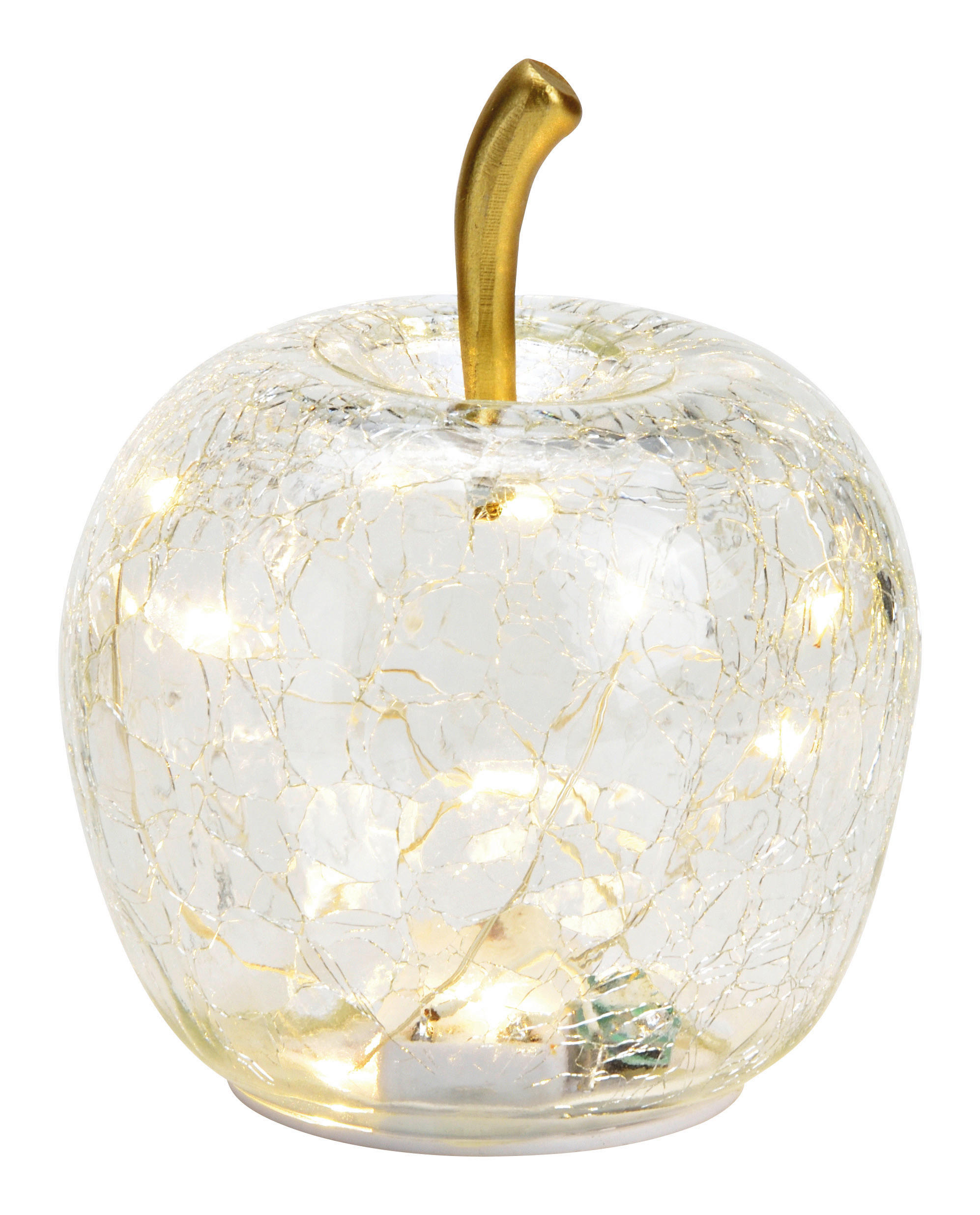 LED-DEKOLEUCHTE 11/12/11 cm   - Transparent, Basics, Glas (11/12/11cm)