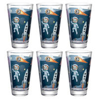 KINDER-GLÄSERSET Bambini Aventura 6-teilig  - Trend, Glas (8/13,20/8cm) - Leonardo