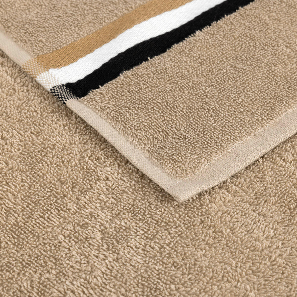 RUČNÍK, 50/100 cm, světle hnědá - světle hnědá, Basics, textil (50/100cm) - Hugo Boss