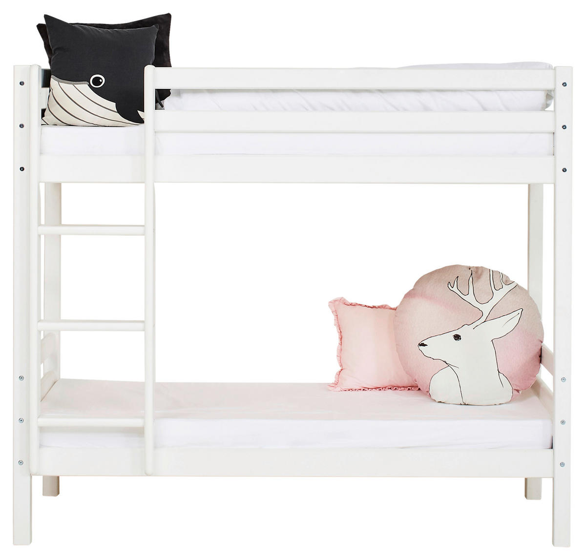 ETAGENBETT - Weiß, MODERN, Holz (70/160cm) - MID.YOU