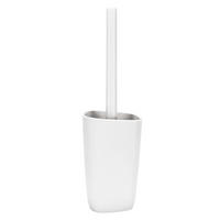 WC SADA - ŠTĚTKA A DRŽÁK - bílá, Konvenční, plast (13/32cm) - Kleine Wolke