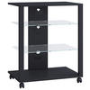 TV-RACK 60/70/41 cm  - Schwarz, Basics, Holzwerkstoff/Kunststoff (60/70/41cm) - MID.YOU