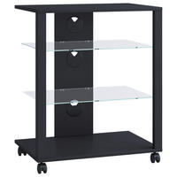 TV-RACK 60/70/41 cm  - Schwarz, Basics, Holzwerkstoff/Kunststoff (60/70/41cm) - MID.YOU