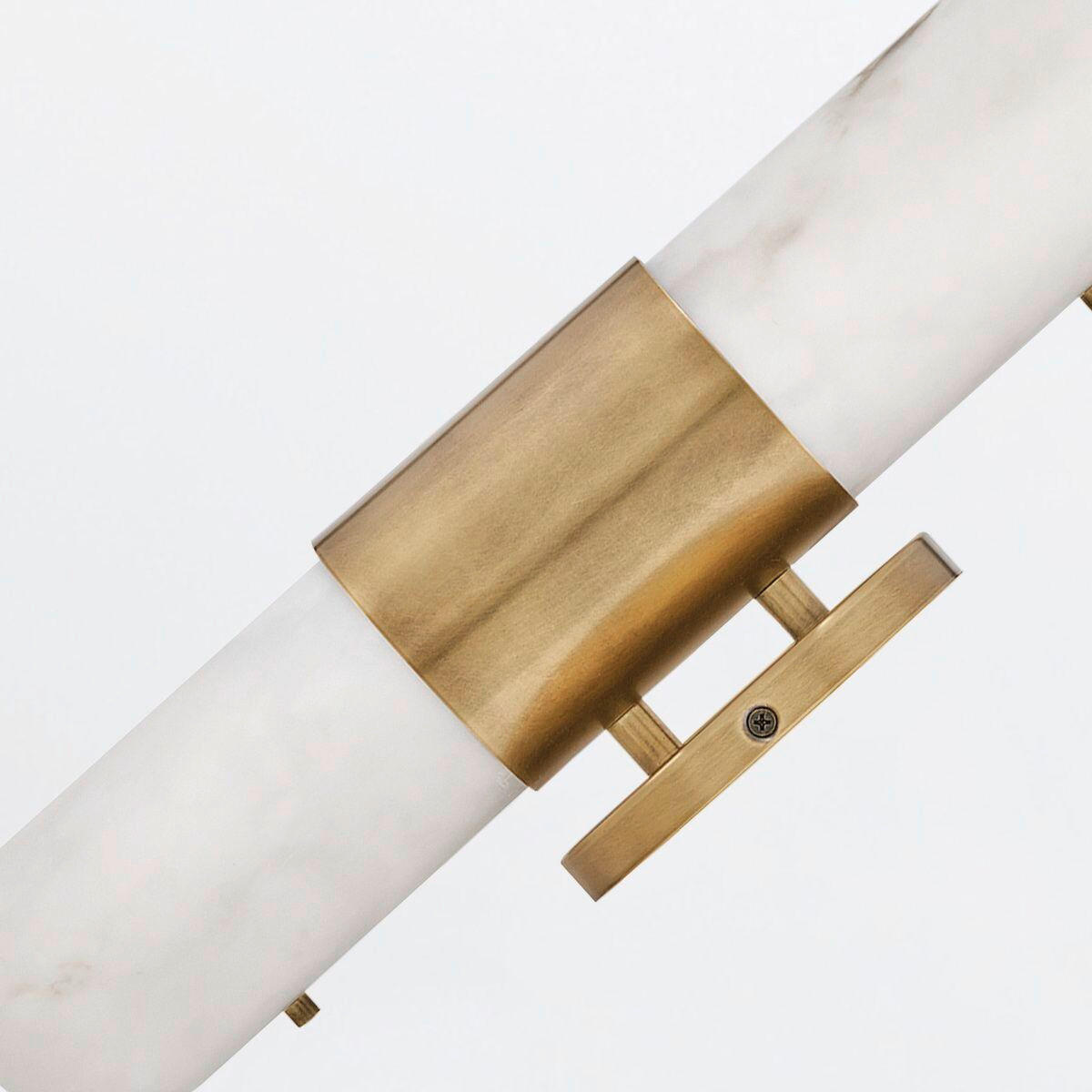 BADEZIMMER-WANDLEUCHTE Hinkley 40,6/12,7/12,6 cm  - Messingfarben, KONVENTIONELL, Glas/Metall (40,6/12,7/12,6cm) - Elstead Lighting