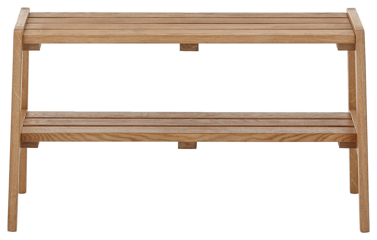 GARDEROBENBANK 80/45/36 cm  - Eichefarben, Basics, Holz (80/45/36cm)
