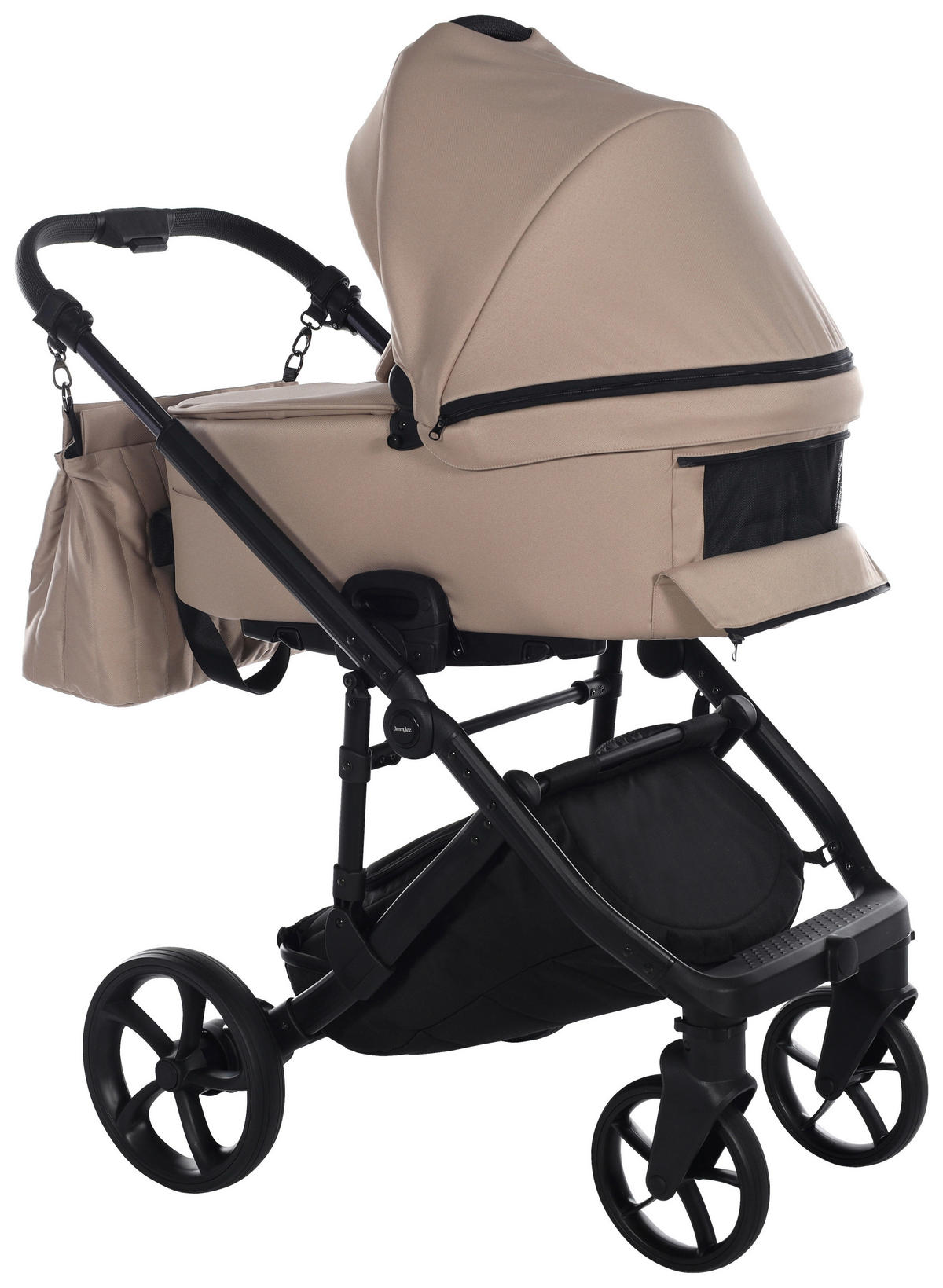 BARNVAGNSSET Easy Compact  - beige/svart, Basics, metall/textil (108/61/96cm) - Jimmylee