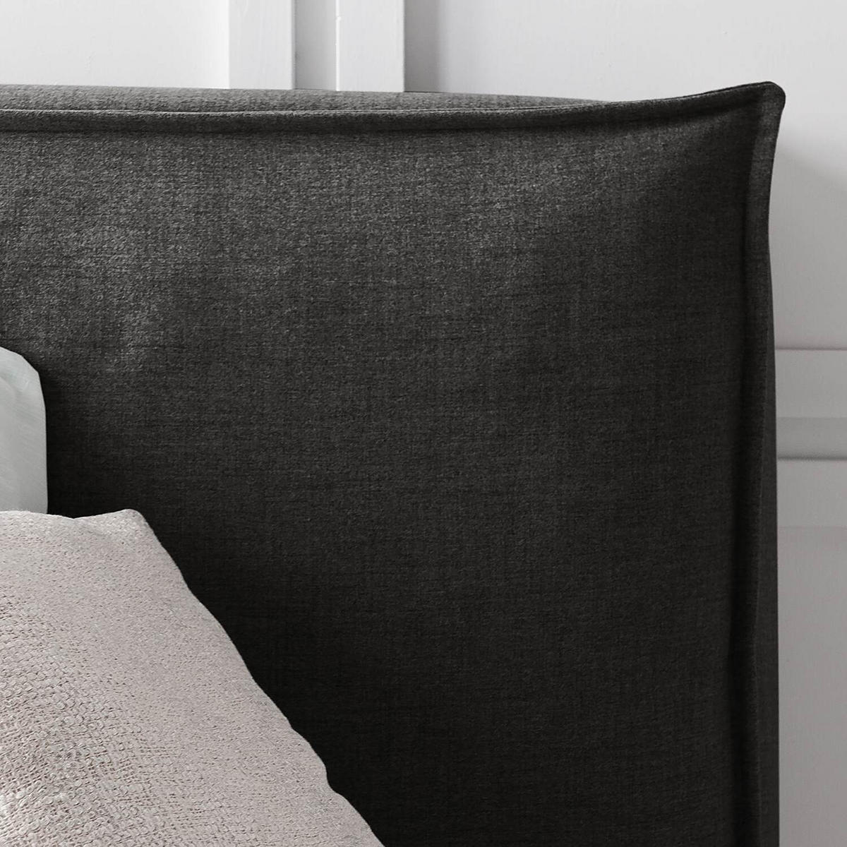 BOXSPRINGBETT 270/200 cm  in Anthrazit  - Anthrazit, Design, Textil (270/200cm) - home24