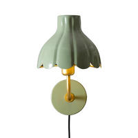 WANDLEUCHTE Wells 21/35/31 cm  - Grün, LIFESTYLE, Metall (21/35/31cm) - PR Home