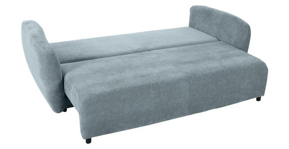 SCHLAFSOFA Flachgewebe Blau  - Blau/Schwarz, KONVENTIONELL, Kunststoff/Textil (250/74/108cm) - Carryhome