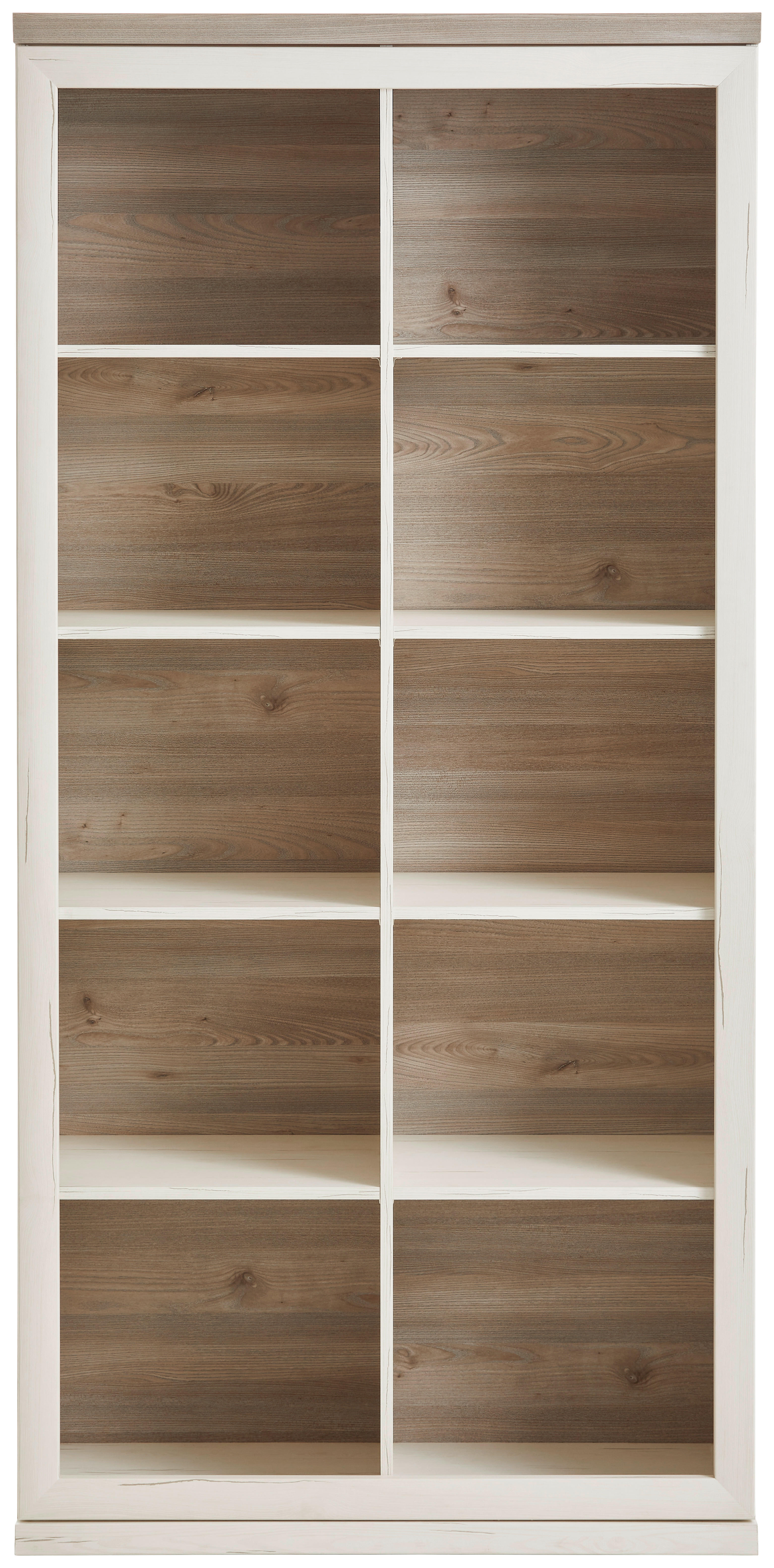 REGAL Grau, Weiß  - Weiß/Grau, Design, Holzwerkstoff (100/209/43cm) - Hom`in