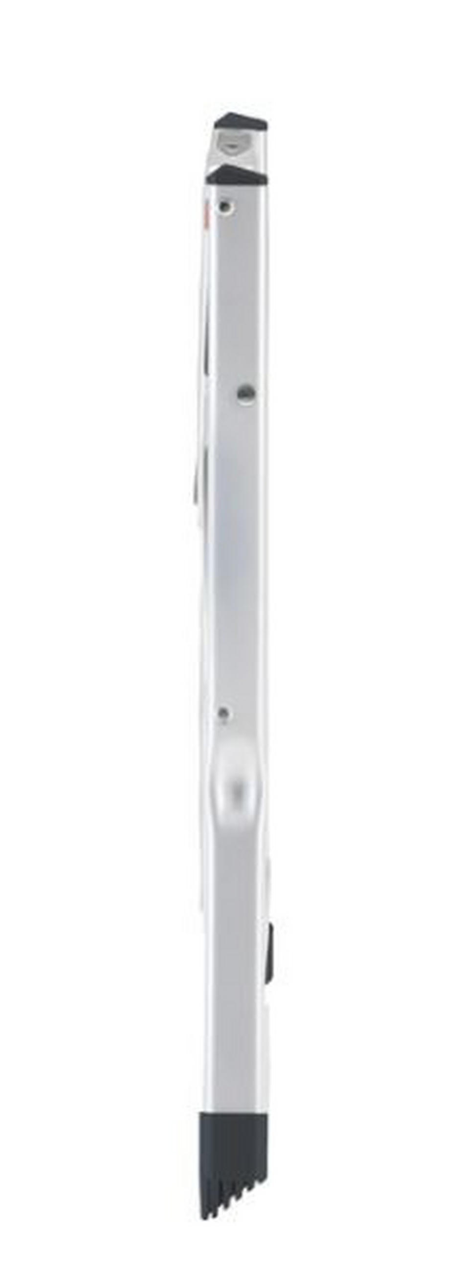 KLAPPTRITTLEITER - Schwarz/Weiß, Basics, Kunststoff/Metall (49/45/49cm) - Hailo