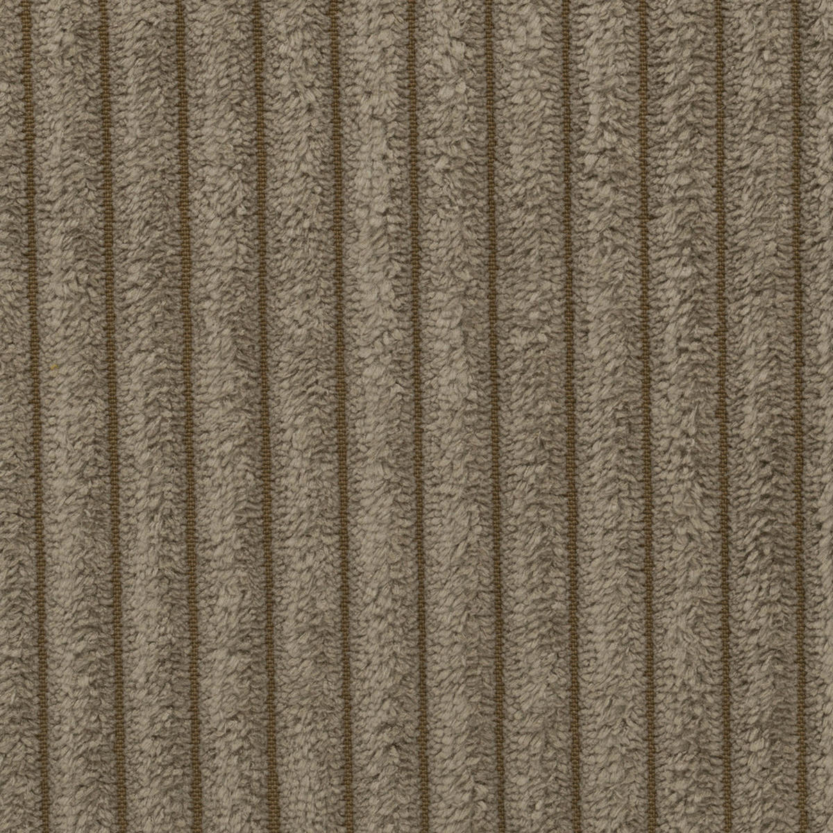 3-SITZER-SOFA Cord, Mikrofaser Schlammfarben  - Schlammfarben/Schwarz, Design, Kunststoff/Textil (301/69/108cm) - MID.YOU