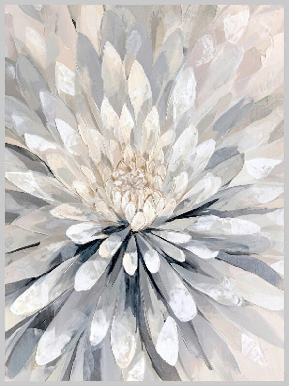 LEINWANDBILD Blumen 90/120 cm  - Multicolor, Basics, Holz/Papier (90/120cm) - Euroart