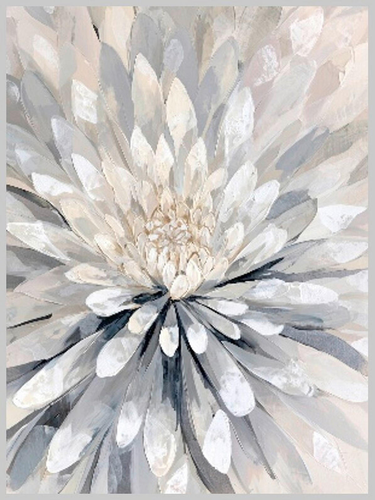 LEINWANDBILD Blumen 90/120 cm  - Multicolor, Basics, Holz/Papier (90/120cm) - Euroart