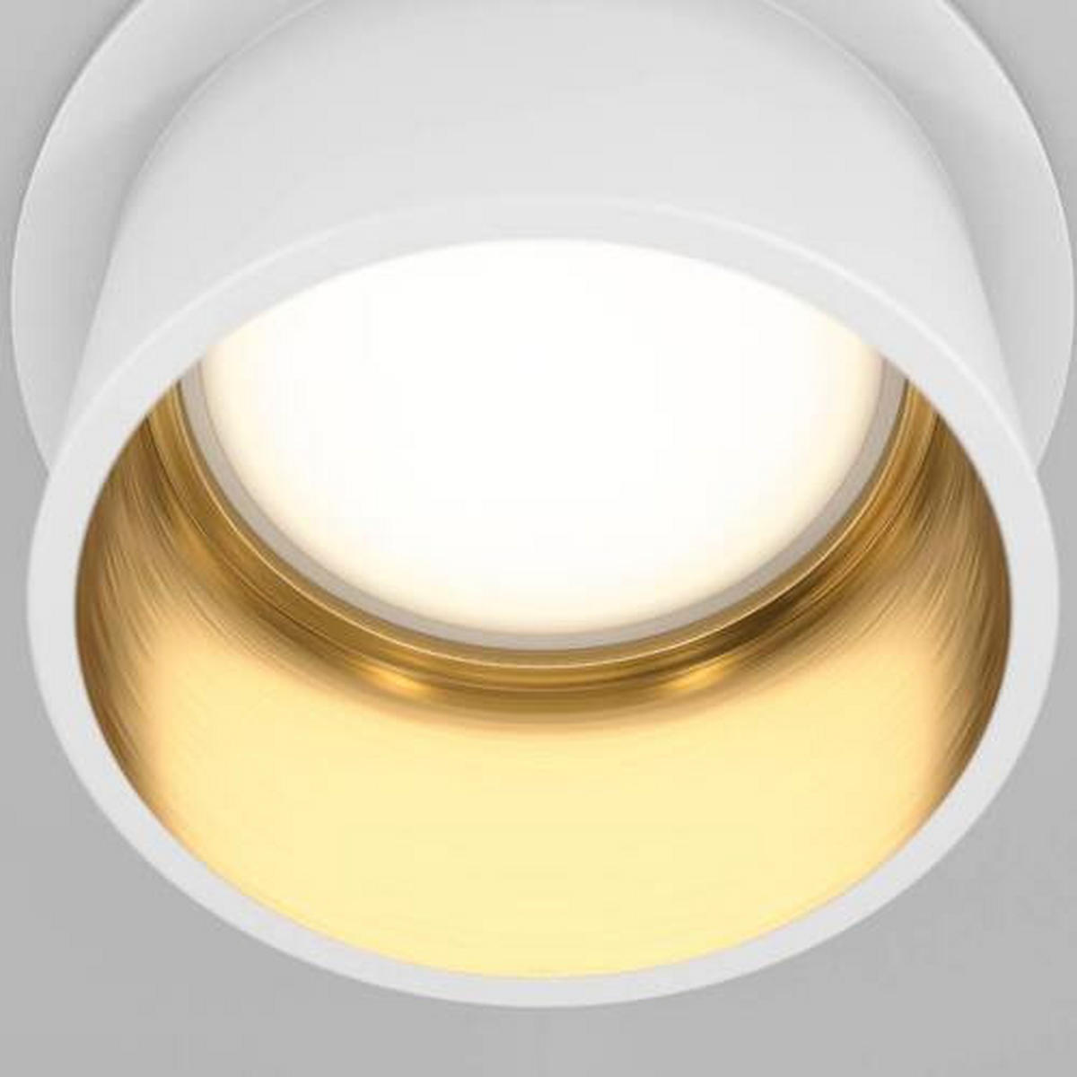 SKÅPBELYSNING  - vit/guldfärgad, Trend, metall (6.8/5.5cm) - MAYTONI