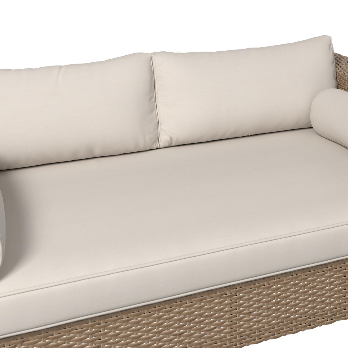 GARTENSET  - Beige, Natur, Textil/Metall (165,5/64/86cm) - Ambia Garden