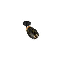 STRAHLER 12/27 cm   - Goldfarben/Schwarz, Trend, Holz/Metall (12/27cm)