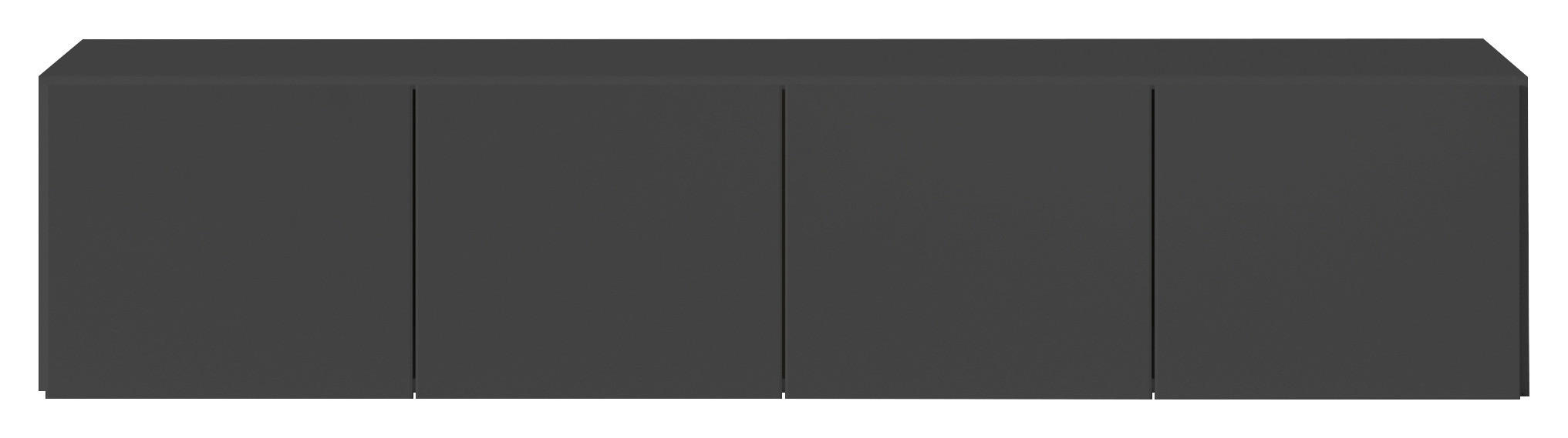 AUFSATZSCHRANK 181/39/54 cm  in  - Grau, KONVENTIONELL, Holzwerkstoff (181/39/54cm) - James Wood