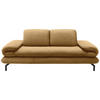 2-SITZER-SOFA Webstoff Messingfarben  - Messingfarben/Schwarz, Design, Textil/Metall (204 (264)/83 (110)/98cm) - LOOKS by W.Joop