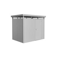 GERÄTEHAUS 275/222/195 cm  - Silberfarben, Design, Metall (275/222/195cm) - Biohort