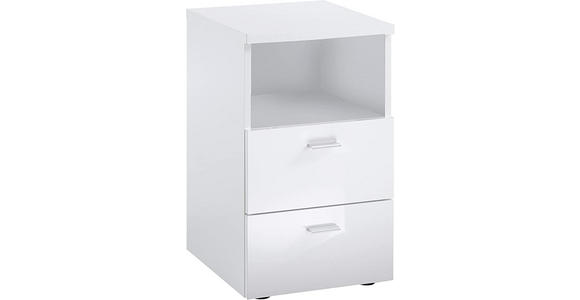 NACHTSCHRANK 35/62/40 cm  - Chromfarben/Schwarz, Basics, Holzwerkstoff/Kunststoff (35/62/40cm) - Carryhome