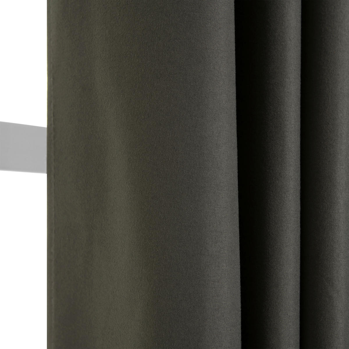 FERTIGVORHANG  black-out (lichtundurchlässig)   135/280 cm  - Anthrazit, Basics, Textil (135/280cm)