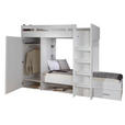 ETAGENBETT - Weiß, KONVENTIONELL, Holzwerkstoff (90/200cm) - Carryhome