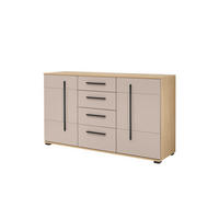 SIDEBOARD  150/86/42 cm 4 Schublade(n)  - Kaschmir/Eichefarben, Design, Holzwerkstoff/Kunststoff (150/86/42cm) - Livetastic