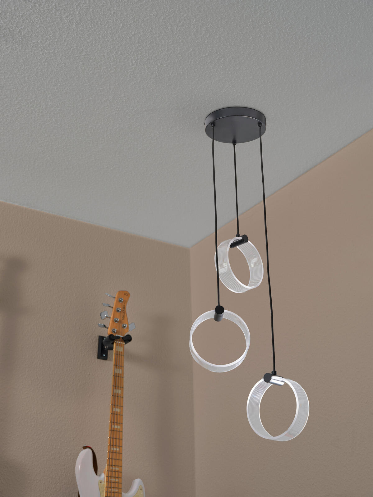LED-PENDELLEUCHTE 28/20/121 cm   - Schwarz, Design, Kunststoff (28/20/121cm) - Ledvance