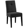 STUHL Cord Schwarz Buche massiv  - Schwarz, KONVENTIONELL, Holz/Textil (47,5/91,5/63cm) - home24
