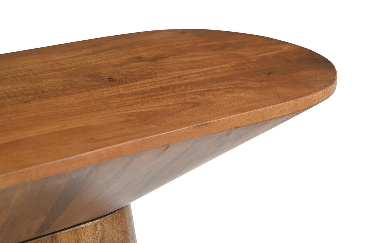 KONSOLENTISCH Mangoholz massiv Naturfarben  - Naturfarben, Design, Holz (120/40/77cm) - MID.YOU