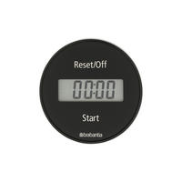KUCHYNSKÝ ČASOVAČ MAGNETICKÝ - tmavosivá, Basics, plast (7.5/2.5/7.5cm) - Brabantia
