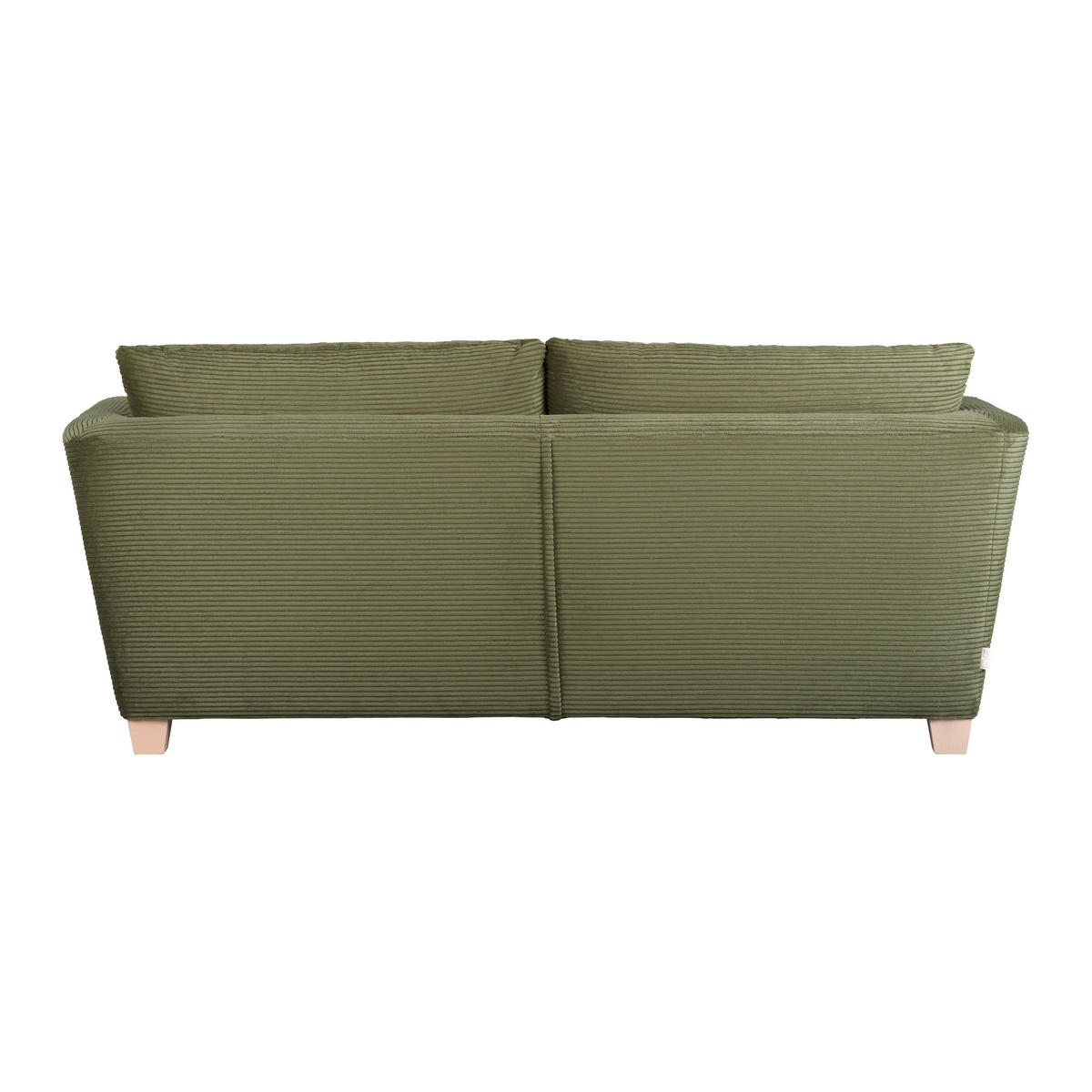 3-SITS SOFFA i manchester grön  - grön/naturfärgad, trä/textil (216/70-85/95cm) - MID.YOU