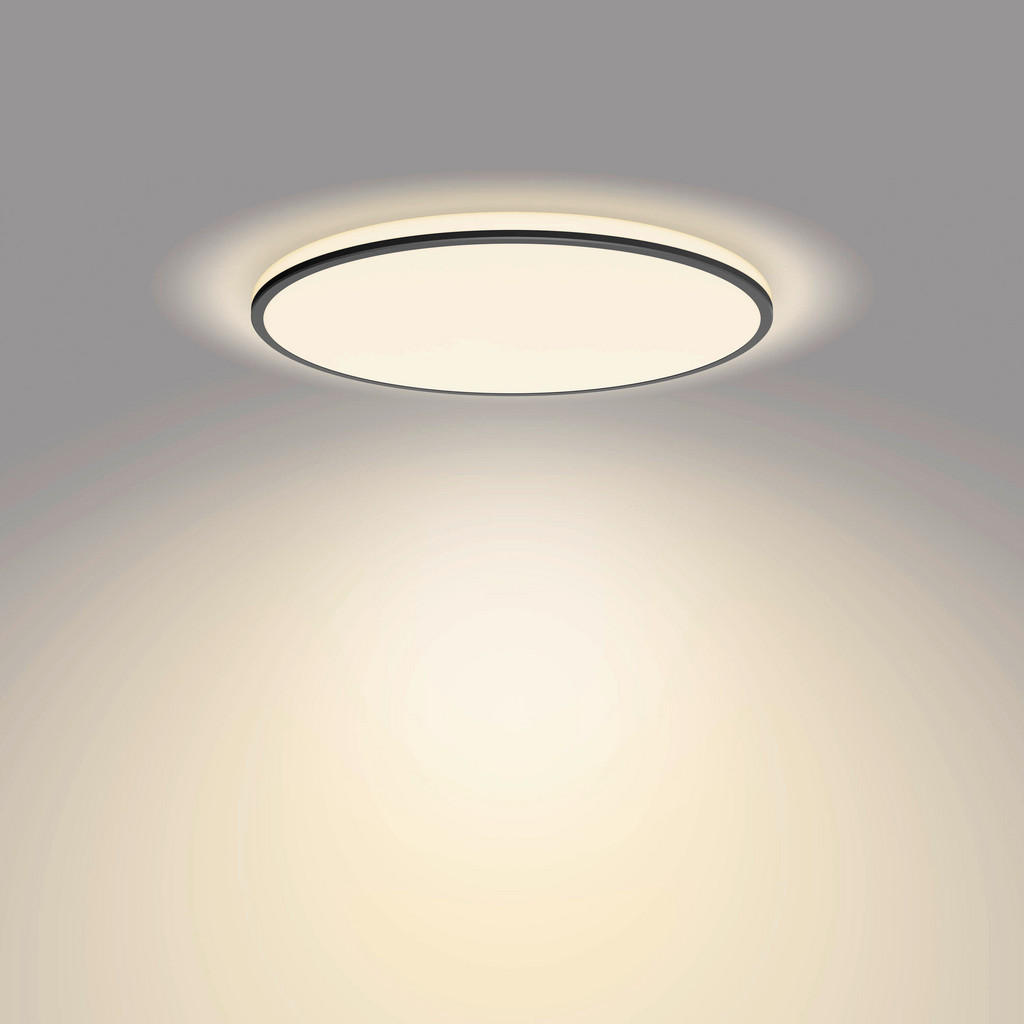 Thumbnail - Philips Led-Deckenleuchte Ozziet, Schwarz, Metall, F, 4.5x40x4.5 cm, 3 Helligkeitsstufen, Lampen & Leuchten, Innenbeleuc...