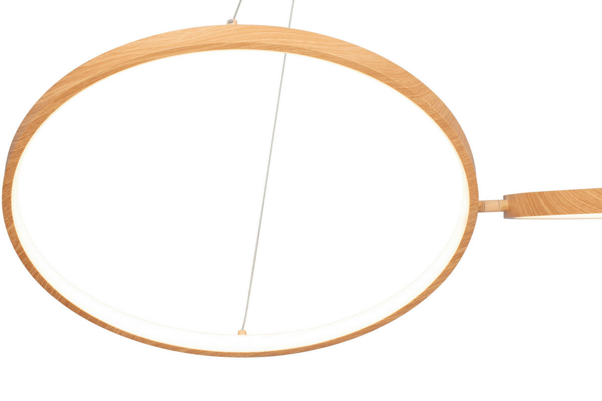 LED-HÄNGELEUCHTE 106/53/120 cm    - Naturfarben, Trend, Kunststoff/Metall (106/53/120cm) - Novel