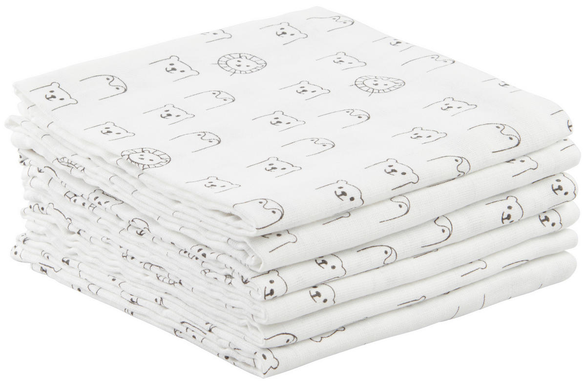 STOFFWINDEL   6-teilig  - Multicolor, Basics, Textil (80/80cm) - My Baby Lou