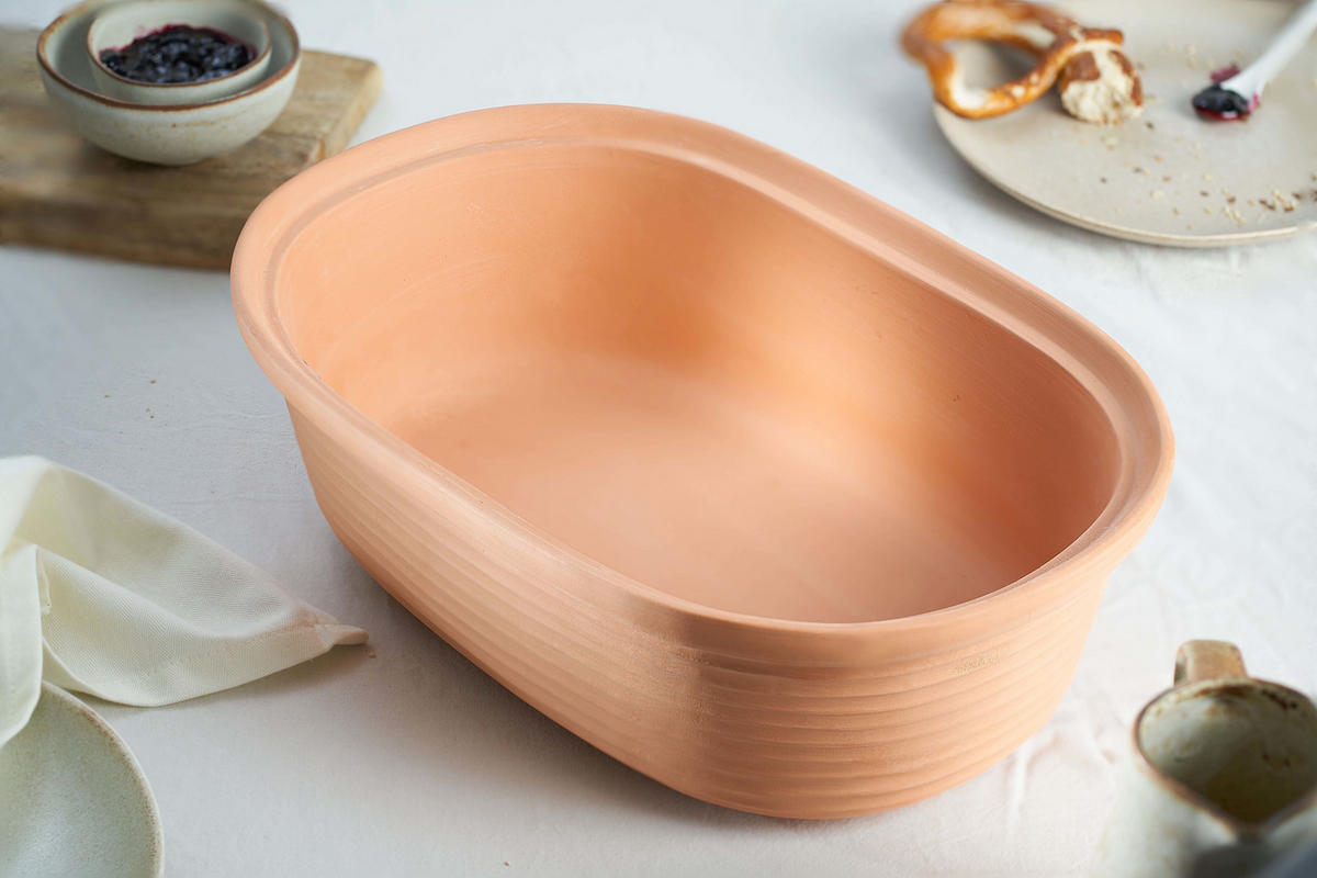 BROTTOPF - Braun, Basics, Keramik (24,5/18/37,5cm) - Mäser