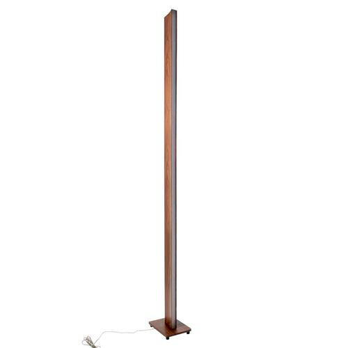 LED-Stehlampe dimmbar Holzoptik Länglich