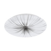 LED-DECKENLEUCHTE 41/6,5 cm   - Silberfarben/Weiß, KONVENTIONELL, Kunststoff/Metall (41/6,5cm) - Eglo