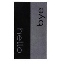 FUßMATTE 40/60 cm  - Schwarz, Basics, Kunststoff/Textil (40/60cm) - Kayoom