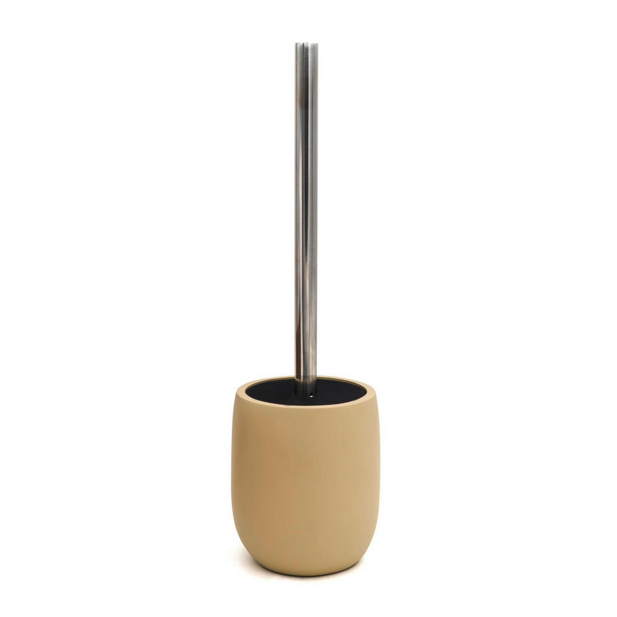 WC-BÜRSTENGARNITUR in Metall  Kunststoff   - Chromfarben/Beige, Basics, Kunststoff/Metall (10,5/35,5/10,5cm) - Sadena