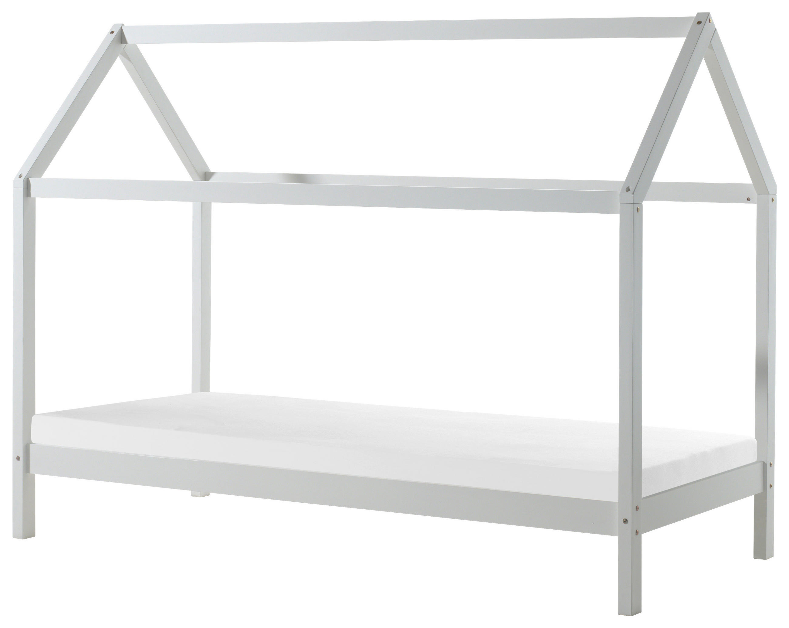 DOMČEKOVÁ POSTEĽ, 90/200 cm biela - biela, Modern, drevo (90/200cm) - MID.YOU