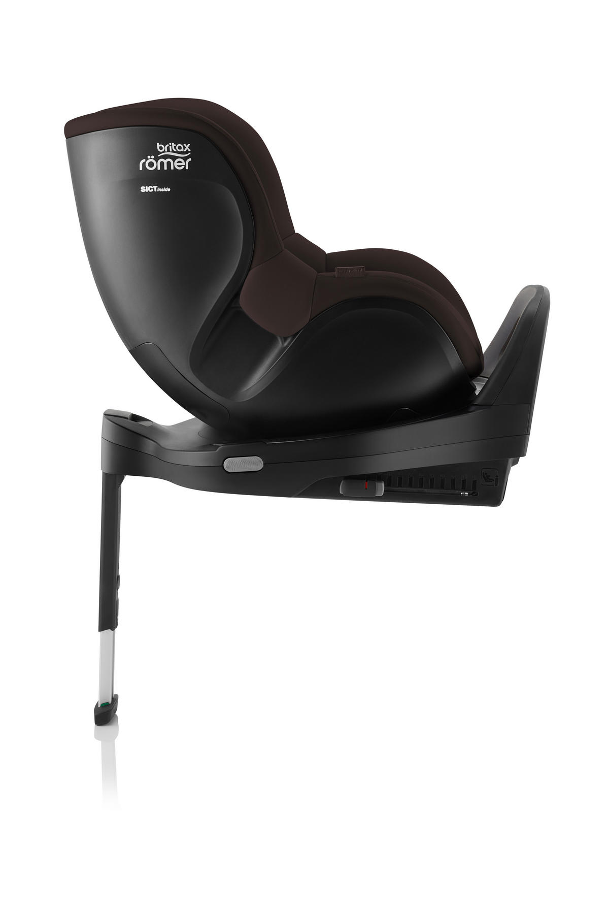REBOARDER-KINDERSITZ Dualfix Pro M Chocolate  - Dunkelbraun, Basics, Kunststoff/Textil (44/48/74cm) - Britax Römer