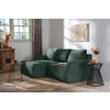 ECKSOFA in Cord Dunkelgrün  - Dunkelgrün/Schwarz, KONVENTIONELL, Kunststoff/Textil (217/146cm) - Carryhome